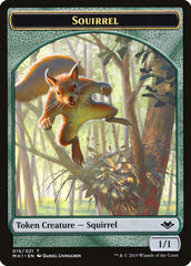 Zombie (007) // Squirrel (015) Double-Sided Token [Modern Horizons Tokens] | Deep Dive Games St. Marys