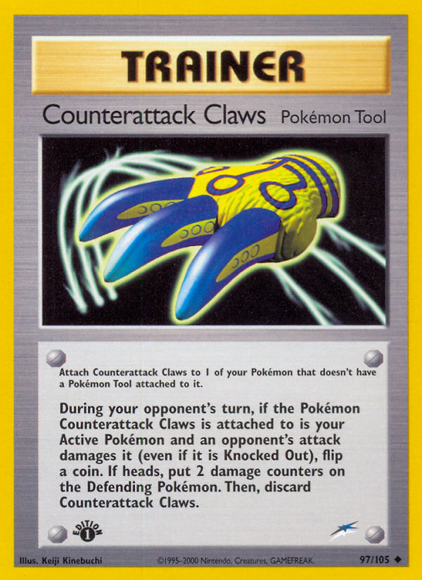 Counterattack Claws (97/105) [Neo Destiny 1st Edition] | Deep Dive Games St. Marys