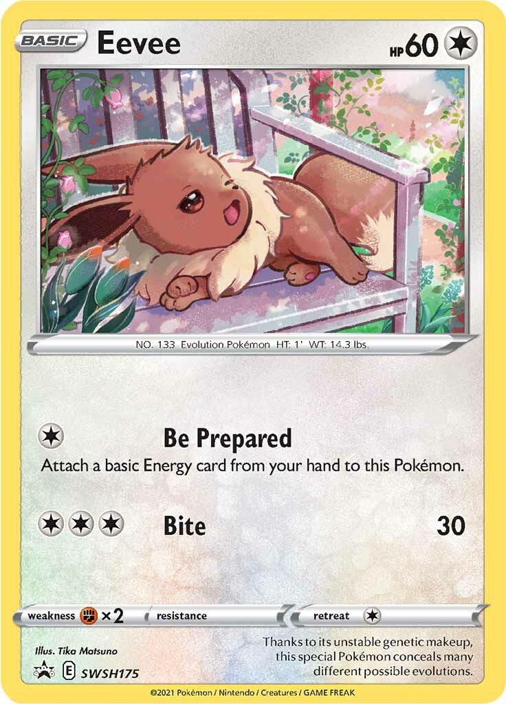 Eevee (SWSH175) [Sword & Shield: Black Star Promos] | Deep Dive Games St. Marys