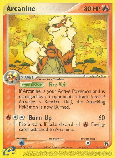 Arcanine (15/100) [EX: Sandstorm] | Deep Dive Games St. Marys