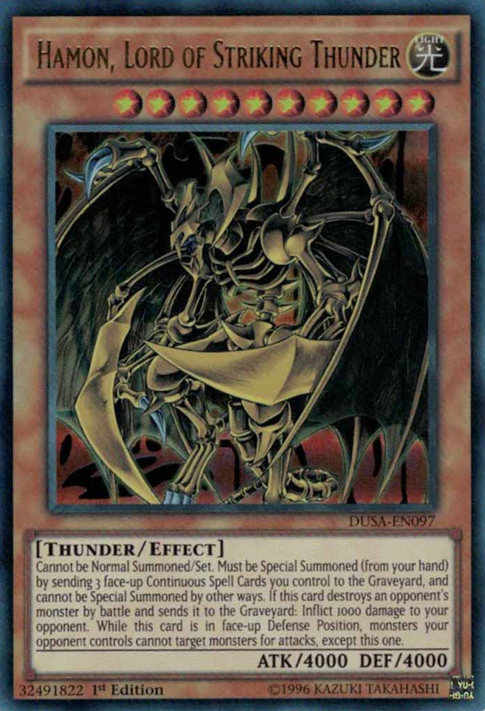 Hamon, Lord of Striking Thunder [DUSA-EN097] Ultra Rare | Deep Dive Games St. Marys