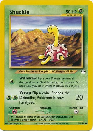 Shuckle (72/111) [Neo Genesis Unlimited] | Deep Dive Games St. Marys