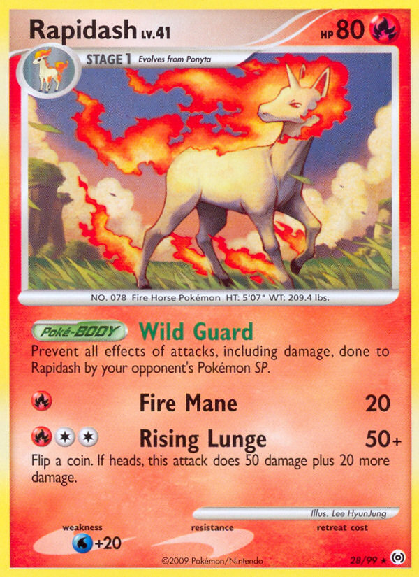 Rapidash (28/99) [Platinum: Arceus] | Deep Dive Games St. Marys