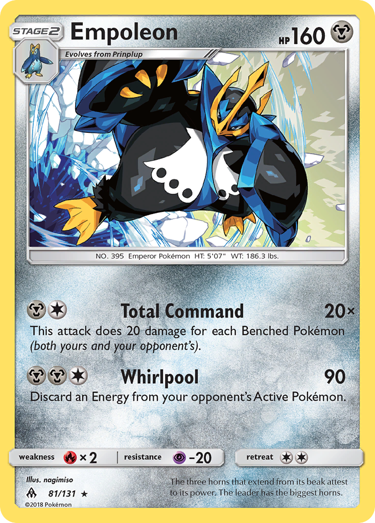 Empoleon (81/131) [Sun & Moon: Forbidden Light] | Deep Dive Games St. Marys