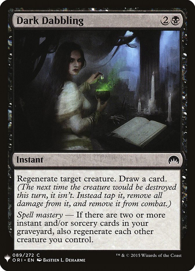 Dark Dabbling [Mystery Booster] | Deep Dive Games St. Marys