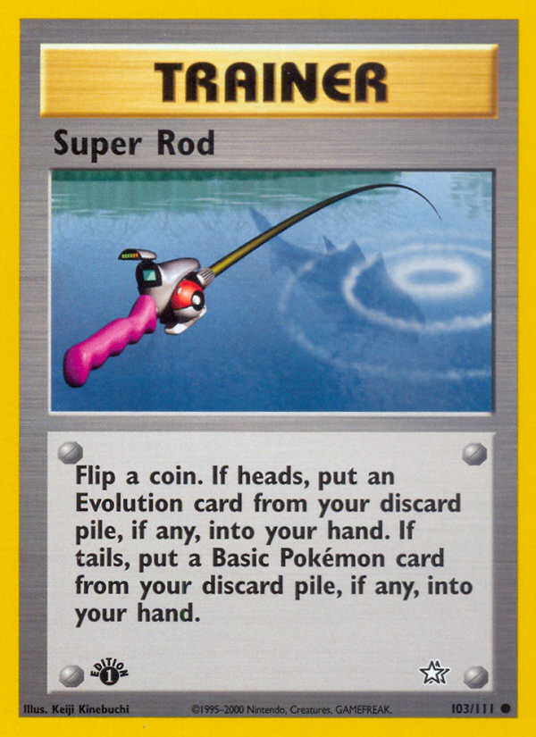 Super Rod (103/111) [Neo Genesis 1st Edition] | Deep Dive Games St. Marys