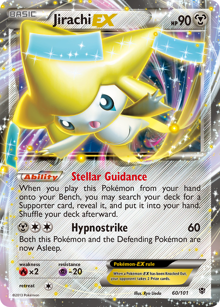 Jirachi EX (60/101) [Black & White: Plasma Blast] | Deep Dive Games St. Marys