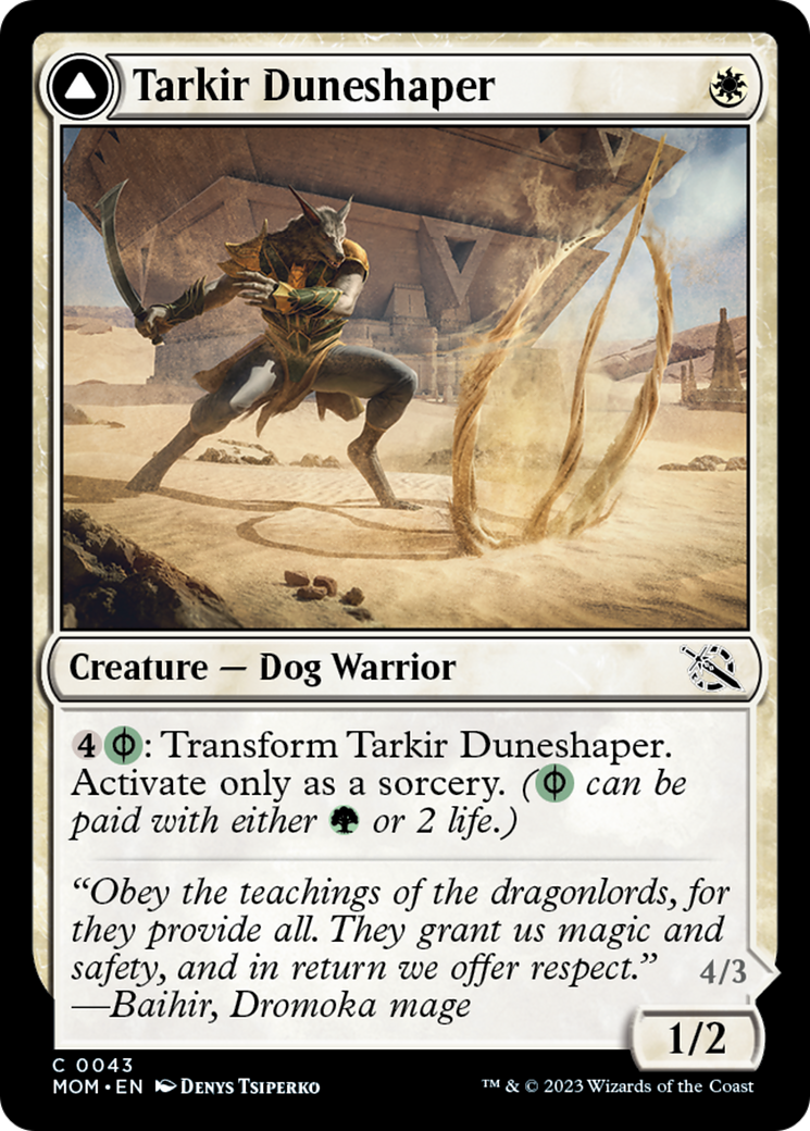 Tarkir Duneshaper // Burnished Dunestomper [March of the Machine] | Deep Dive Games St. Marys