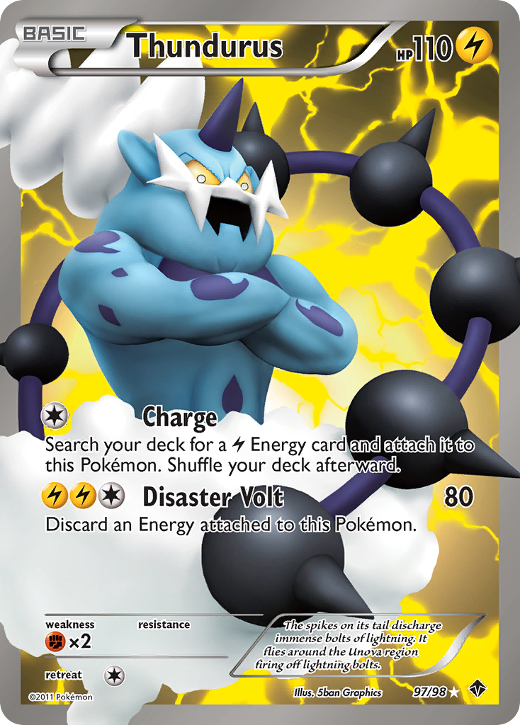 Thundurus (97/98) [Black & White: Emerging Powers] | Deep Dive Games St. Marys