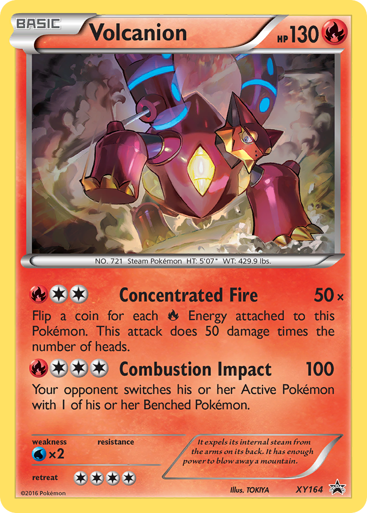 Volcanion (XY164) [XY: Black Star Promos] | Deep Dive Games St. Marys