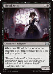 Blood Artist [Duskmourn: House of Horror Commander] | Deep Dive Games St. Marys