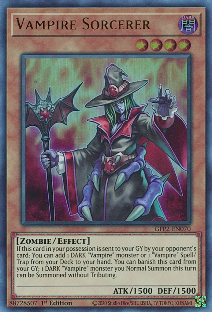 Vampire Sorcerer [GFP2-EN070] Ultra Rare | Deep Dive Games St. Marys