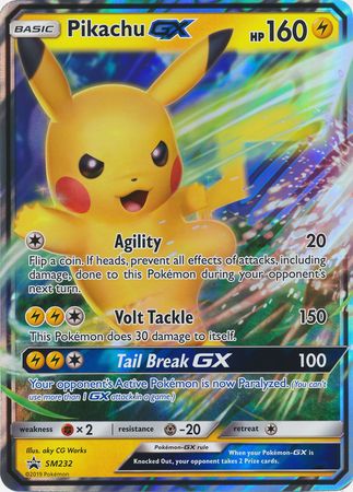 Pikachu GX (SM232) (Jumbo Card) [Sun & Moon: Black Star Promos] | Deep Dive Games St. Marys