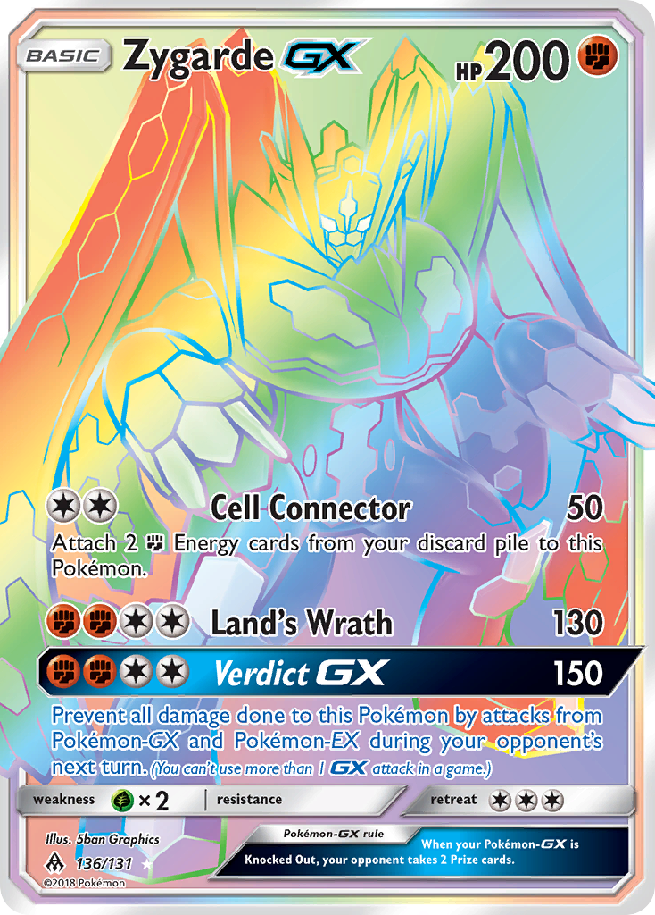 Zygarde GX (136/131) [Sun & Moon: Forbidden Light] | Deep Dive Games St. Marys