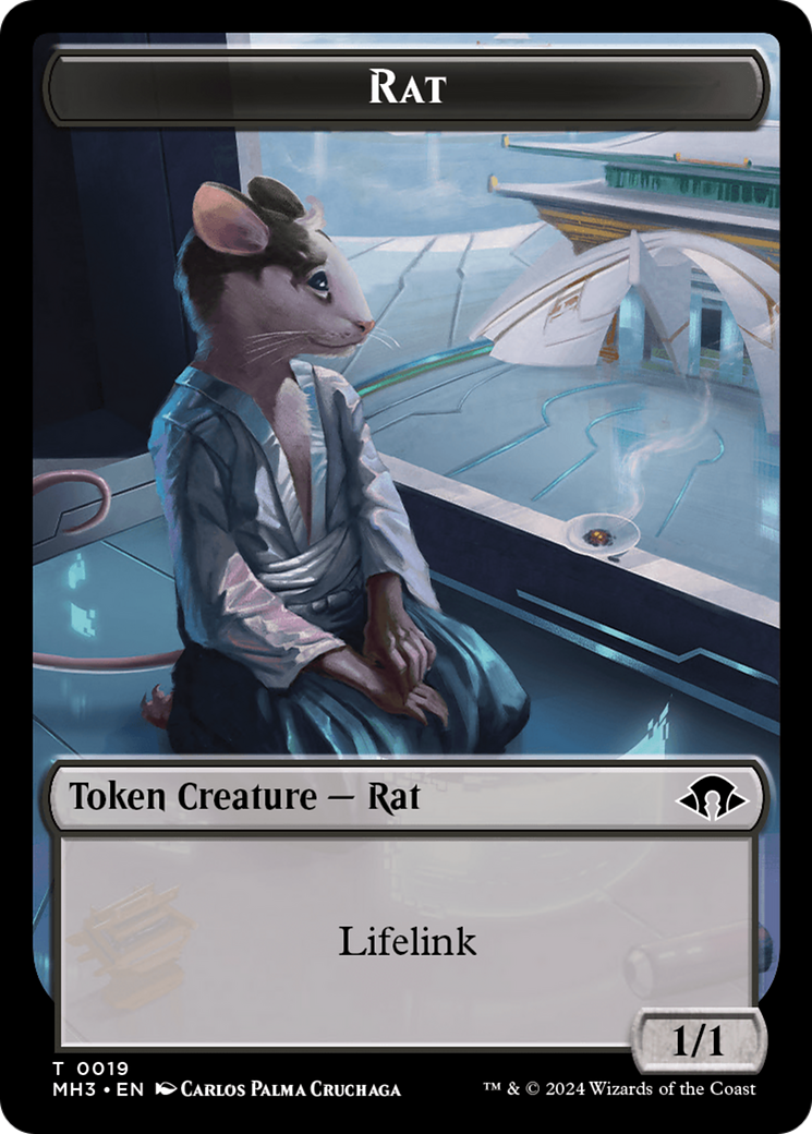 Eldrazi Spawn // Rat Double-Sided Token [Modern Horizons 3 Tokens] | Deep Dive Games St. Marys