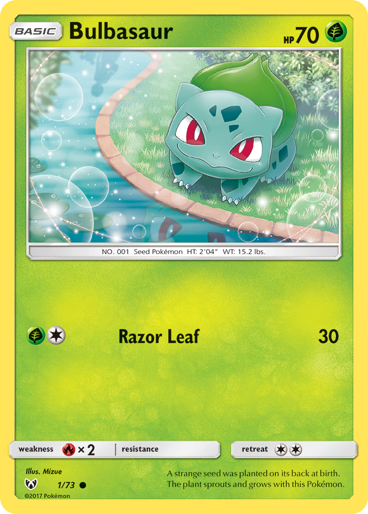 Bulbasaur (1/73) [Sun & Moon: Shining Legends] | Deep Dive Games St. Marys