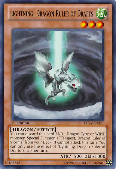 Lightning, Dragon Ruler of Drafts [LTGY-EN098] Common | Deep Dive Games St. Marys