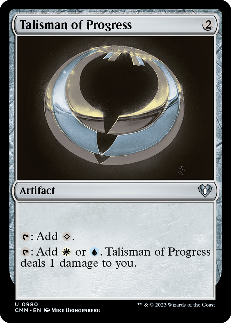 Talisman of Progress [Commander Masters] | Deep Dive Games St. Marys