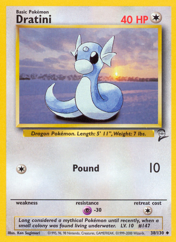 Dratini (38/130) [Base Set 2] | Deep Dive Games St. Marys