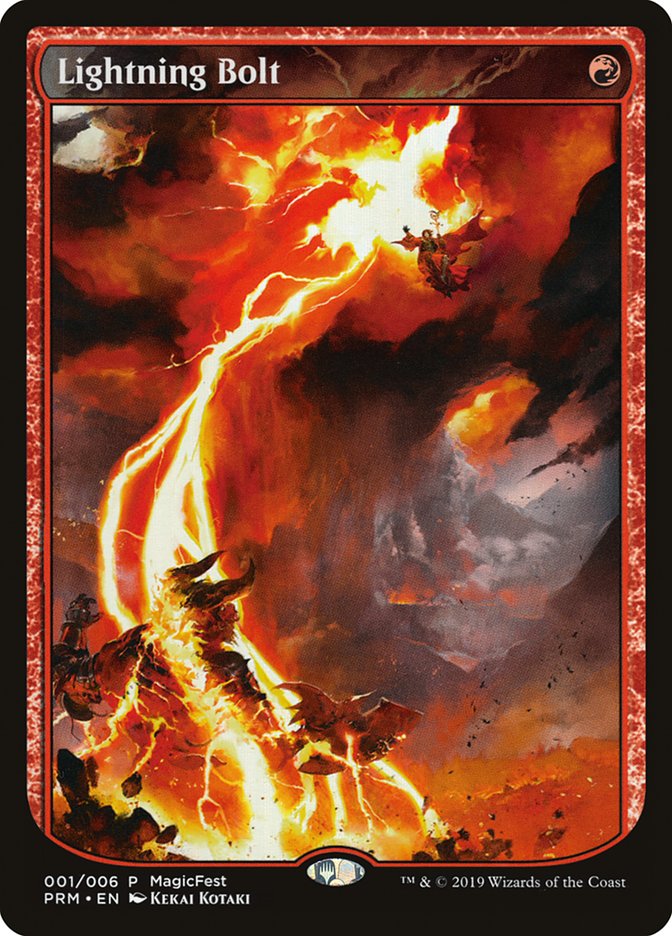 Lightning Bolt (Textless) [MagicFest 2019] | Deep Dive Games St. Marys