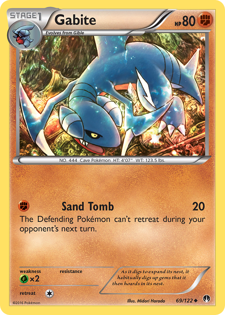 Gabite (69/122) [XY: BREAKpoint] | Deep Dive Games St. Marys