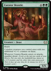 Curator Beastie (Extended Art) [Duskmourn: House of Horror Commander] | Deep Dive Games St. Marys