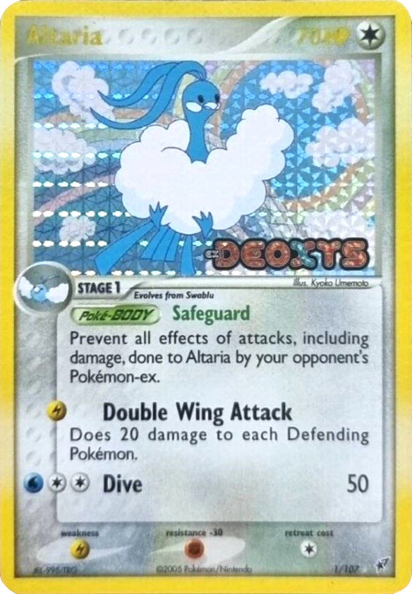 Altaria (1/107) (Stamped) [EX: Deoxys] | Deep Dive Games St. Marys