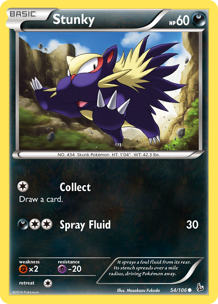 Stunky (54/106) [XY: Flashfire] | Deep Dive Games St. Marys