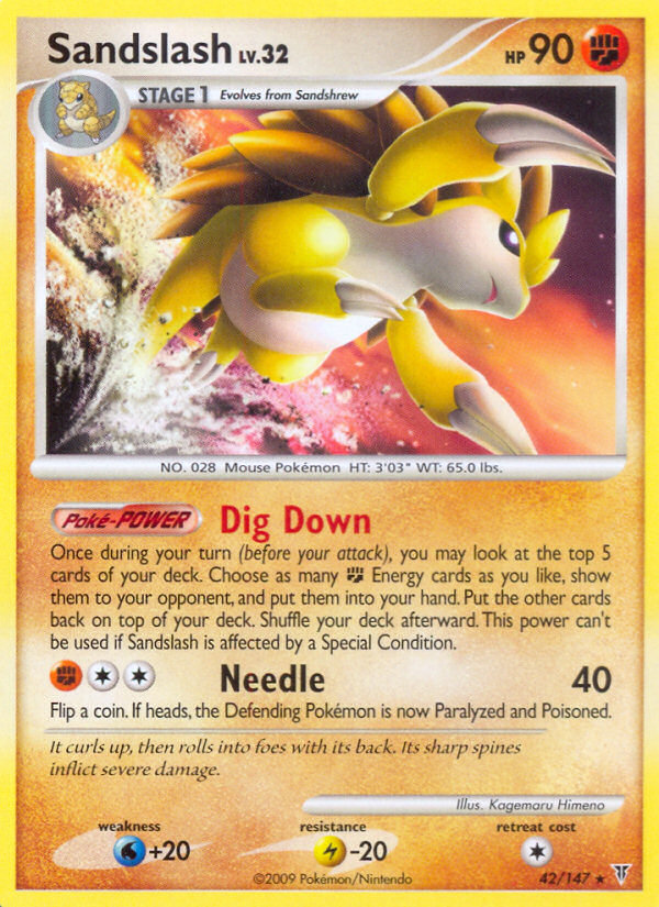 Sandslash (42/147) [Platinum: Supreme Victors] | Deep Dive Games St. Marys