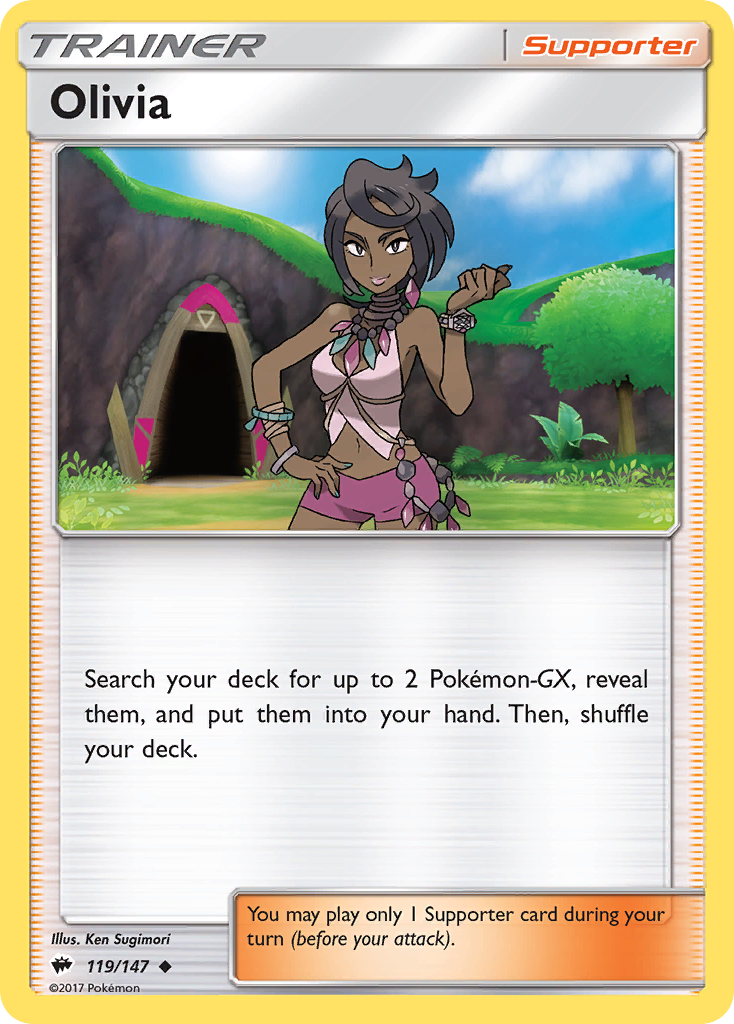 Olivia (119/147) [Sun & Moon: Burning Shadows] | Deep Dive Games St. Marys