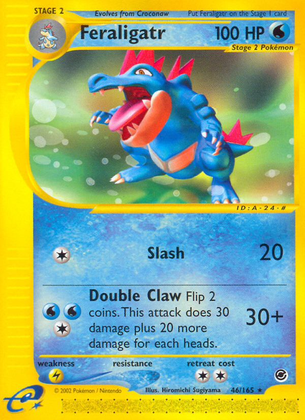 Feraligatr (46/165) [Expedition: Base Set] | Deep Dive Games St. Marys