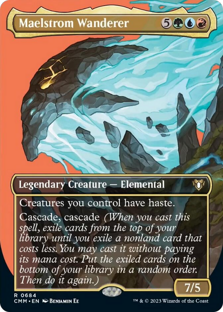 Maelstrom Wanderer (Borderless Profile) [Commander Masters] | Deep Dive Games St. Marys