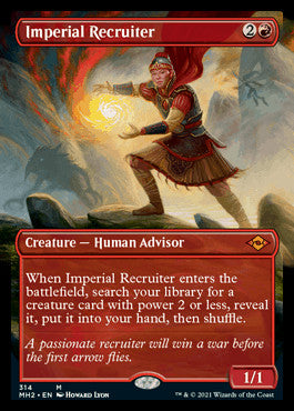 Imperial Recruiter (Borderless Alternate Art) [Modern Horizons 2] | Deep Dive Games St. Marys