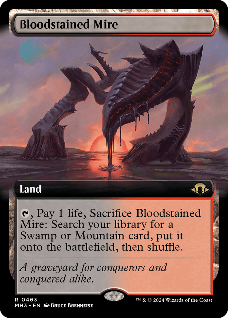 Bloodstained Mire (Extended Art) [Modern Horizons 3] | Deep Dive Games St. Marys