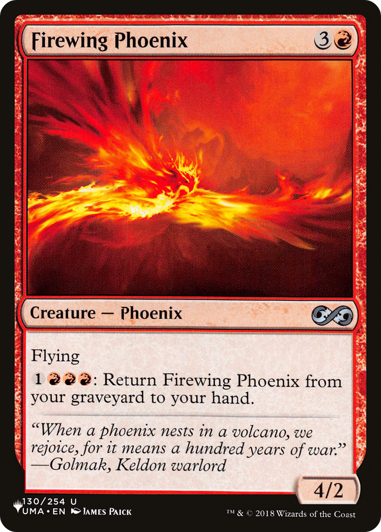 Firewing Phoenix [The List] | Deep Dive Games St. Marys