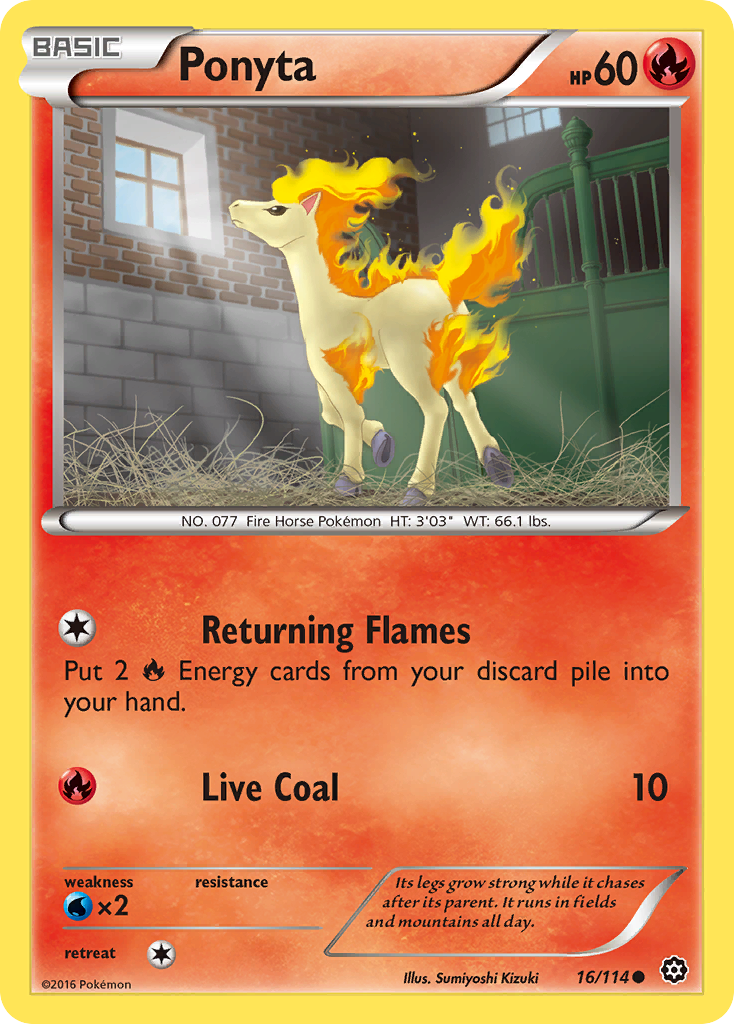 Ponyta (16/114) [XY: Steam Siege] | Deep Dive Games St. Marys