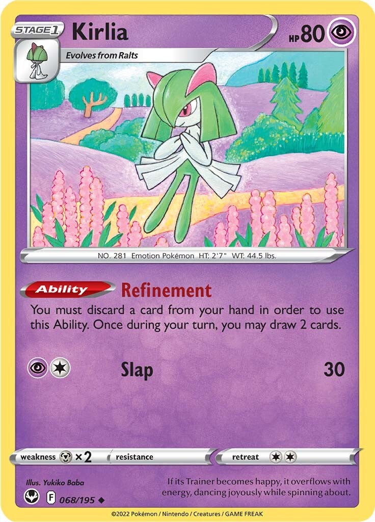 Kirlia (068/195) [Sword & Shield: Silver Tempest] | Deep Dive Games St. Marys