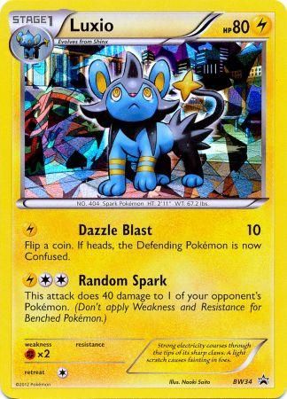 Luxio (BW34) (Cracked Ice Holo) [Black & White: Black Star Promos] | Deep Dive Games St. Marys