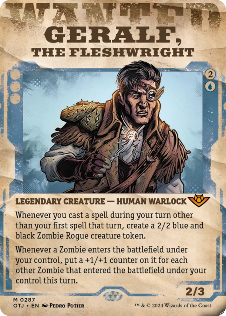 Geralf, the Fleshwright (Showcase) [Outlaws of Thunder Junction] | Deep Dive Games St. Marys