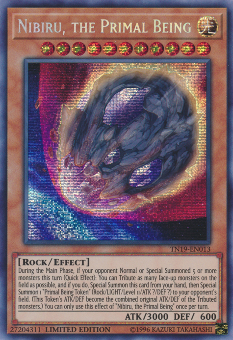 Nibiru, the Primal Being [TN19-EN013] Prismatic Secret Rare | Deep Dive Games St. Marys