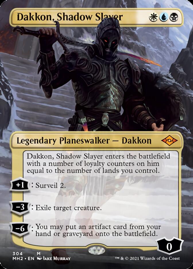 Dakkon, Shadow Slayer (Borderless) [Modern Horizons 2] | Deep Dive Games St. Marys