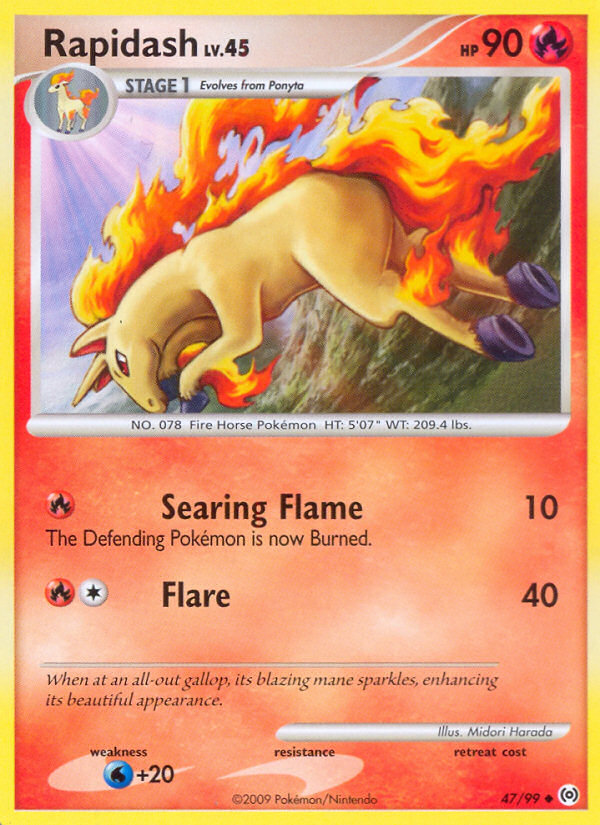 Rapidash (47/99) [Platinum: Arceus] | Deep Dive Games St. Marys