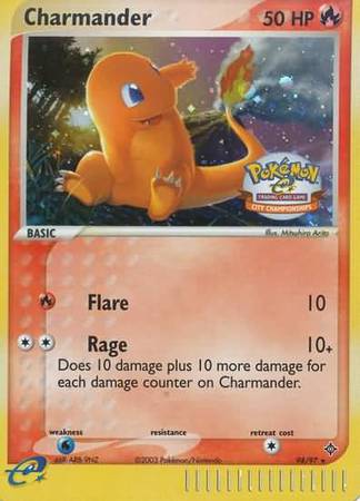 Charmander (98/97) (City Championship Promo) [EX: Dragon] | Deep Dive Games St. Marys