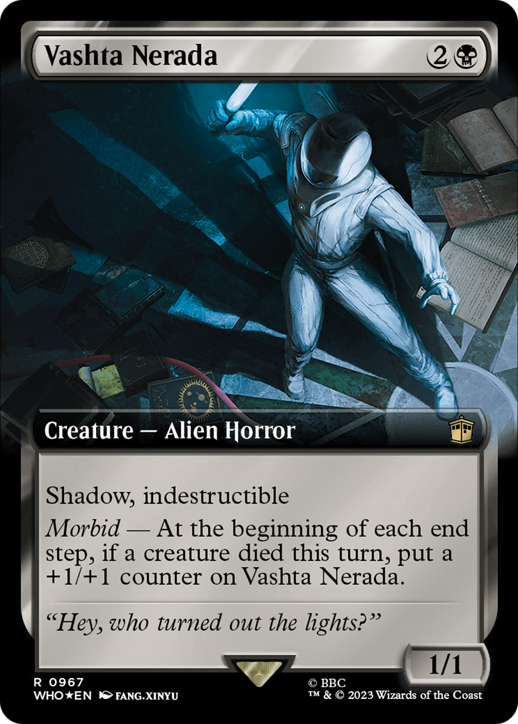 Vashta Nerada (Extended Art) (Surge Foil) [Doctor Who] | Deep Dive Games St. Marys