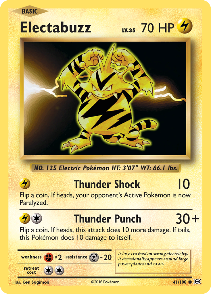 Electabuzz (41/108) [XY: Evolutions] | Deep Dive Games St. Marys