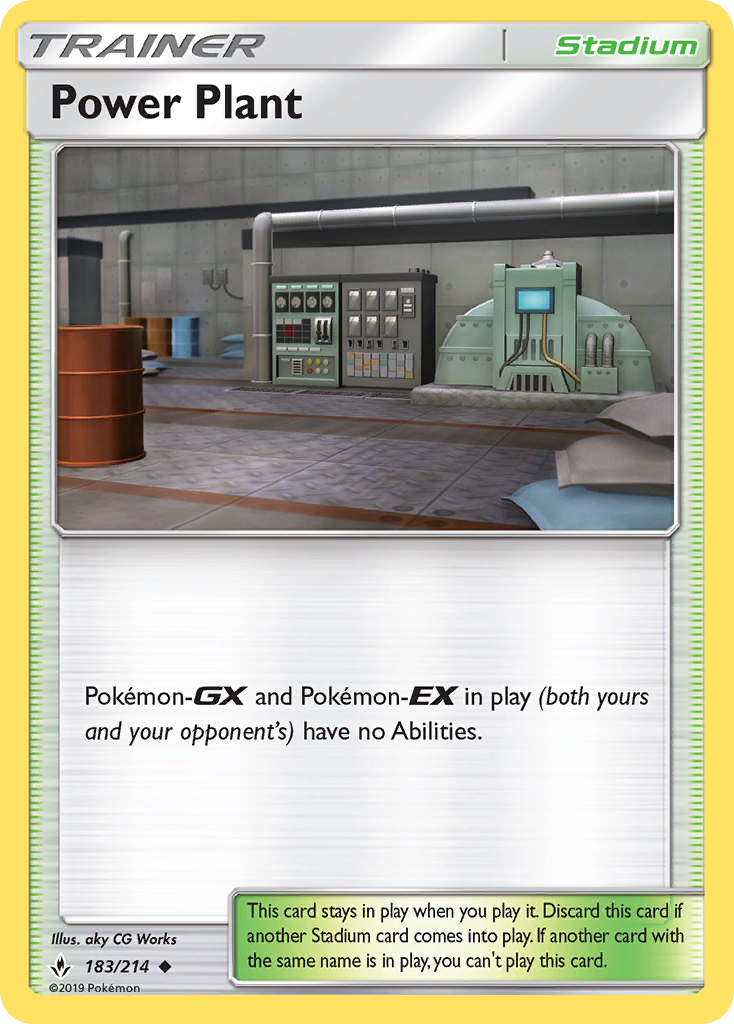 Power Plant (183/214) [Sun & Moon: Unbroken Bonds] | Deep Dive Games St. Marys