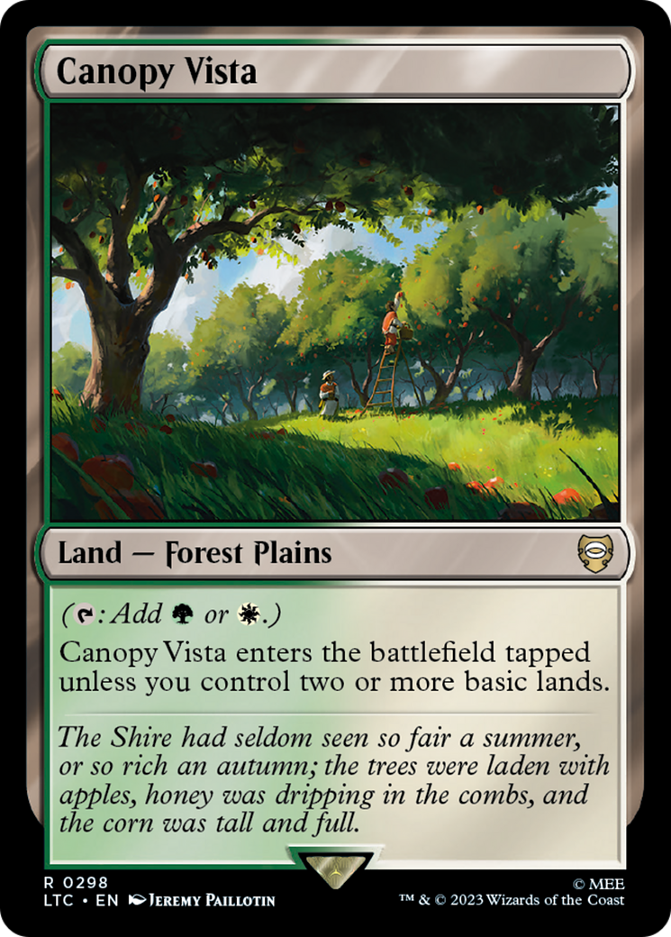 Canopy Vista [The Lord of the Rings: Tales of Middle-Earth Commander] | Deep Dive Games St. Marys