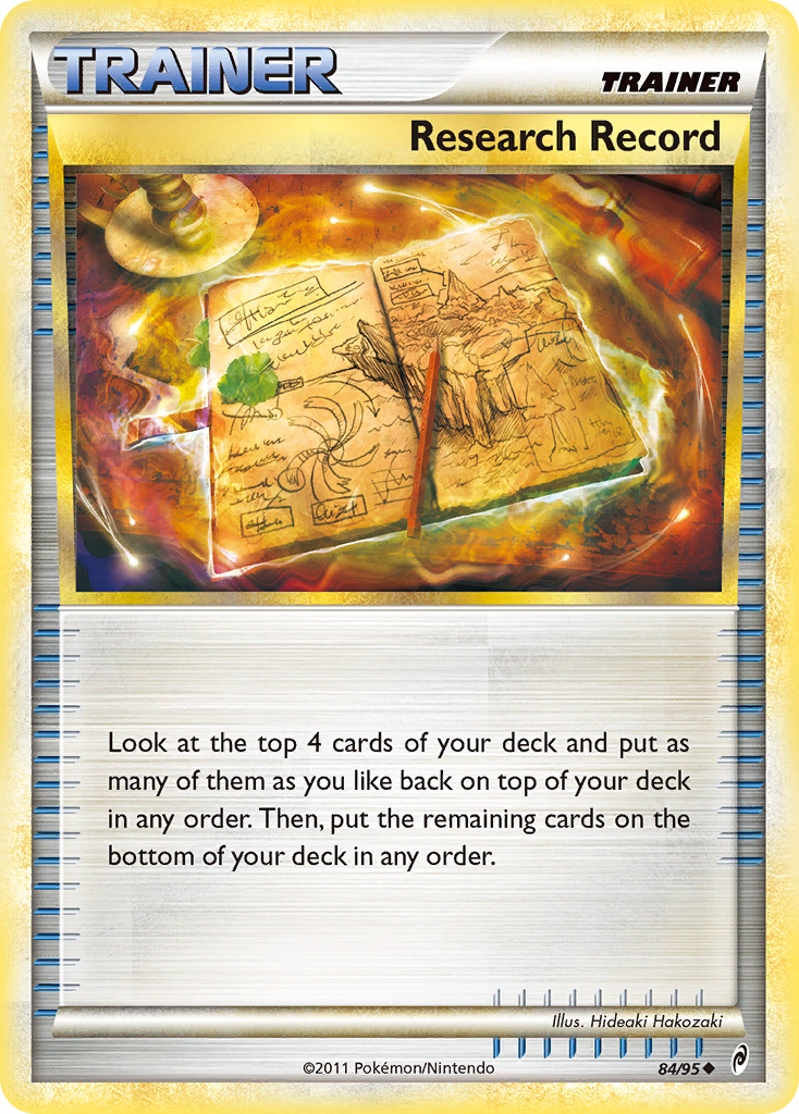 Research Record (84/95) [HeartGold & SoulSilver: Call of Legends] | Deep Dive Games St. Marys