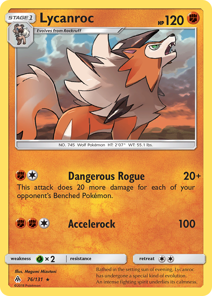 Lycanroc (76/131) [Sun & Moon: Forbidden Light] | Deep Dive Games St. Marys