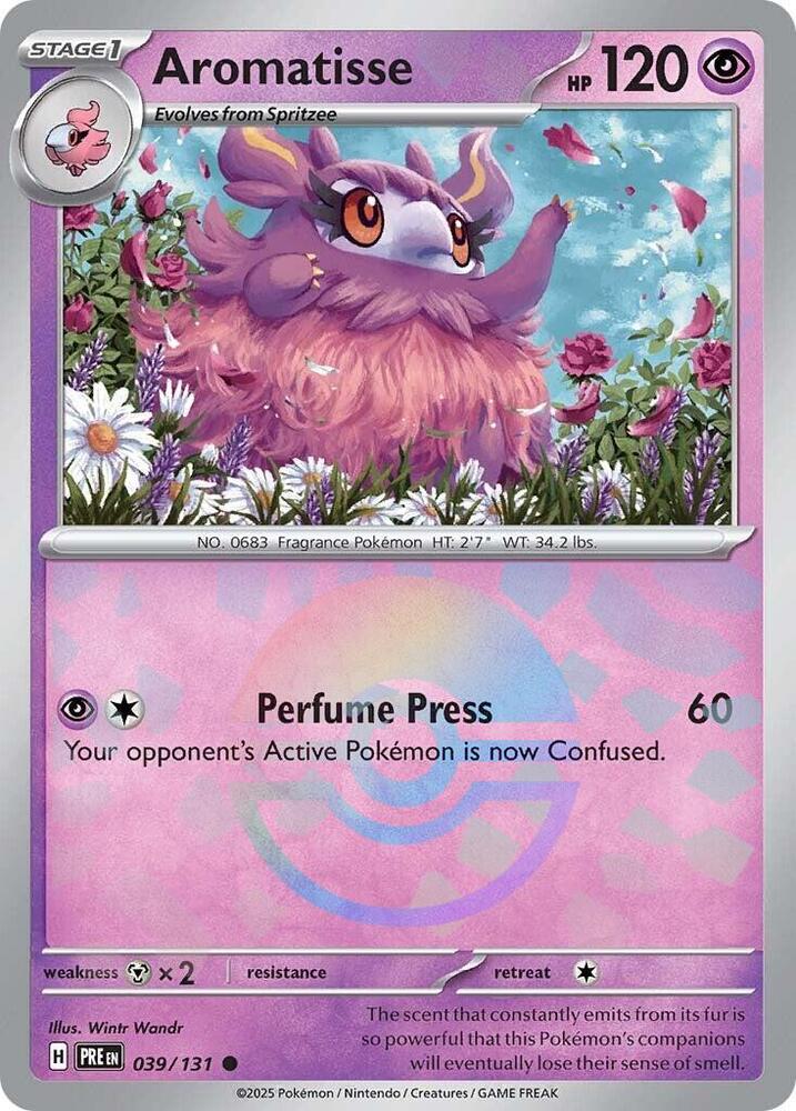 Aromatisse (039/131) (Poke Ball Pattern) [Scarlet & Violet: Prismatic Evolutions] | Deep Dive Games St. Marys